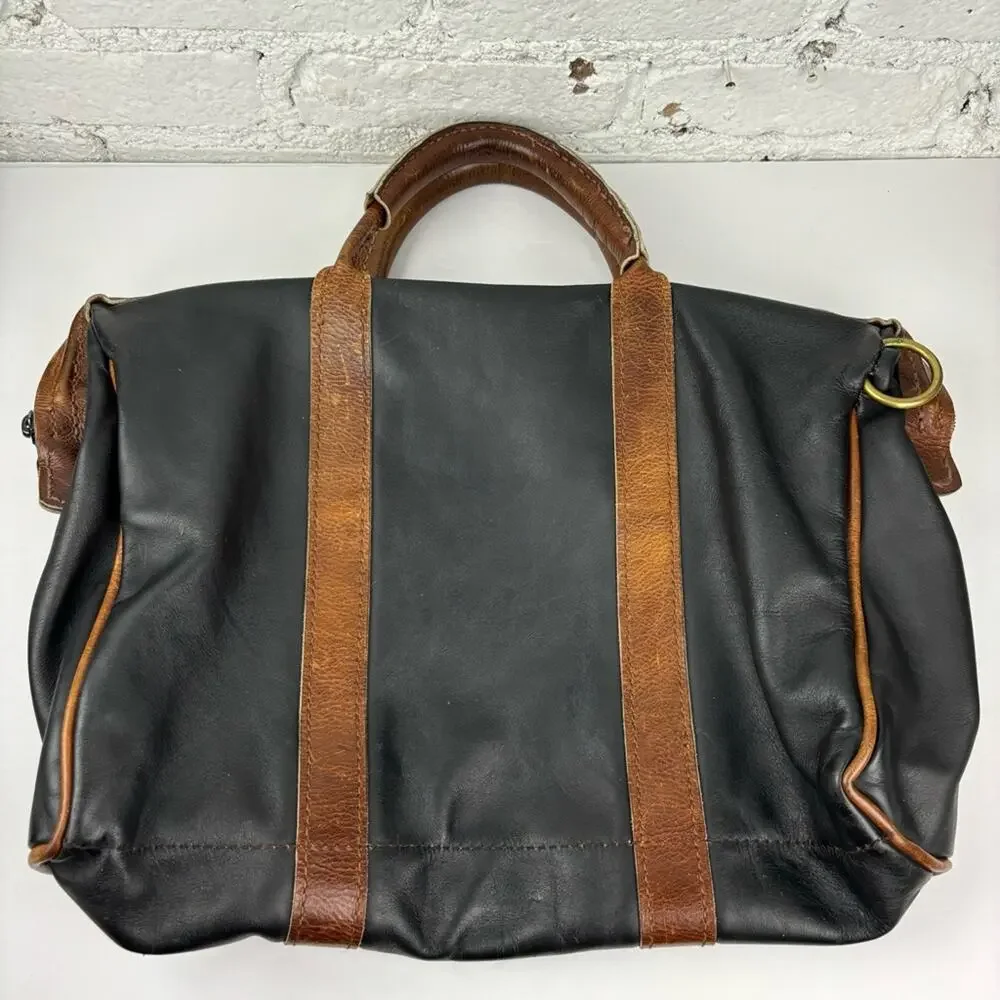 Vintage Ted Glimer Handmade Leather Medical Bag